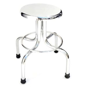 Banco Giratorio Cromado