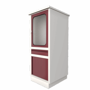 Vitrina Sencilla Doble Color